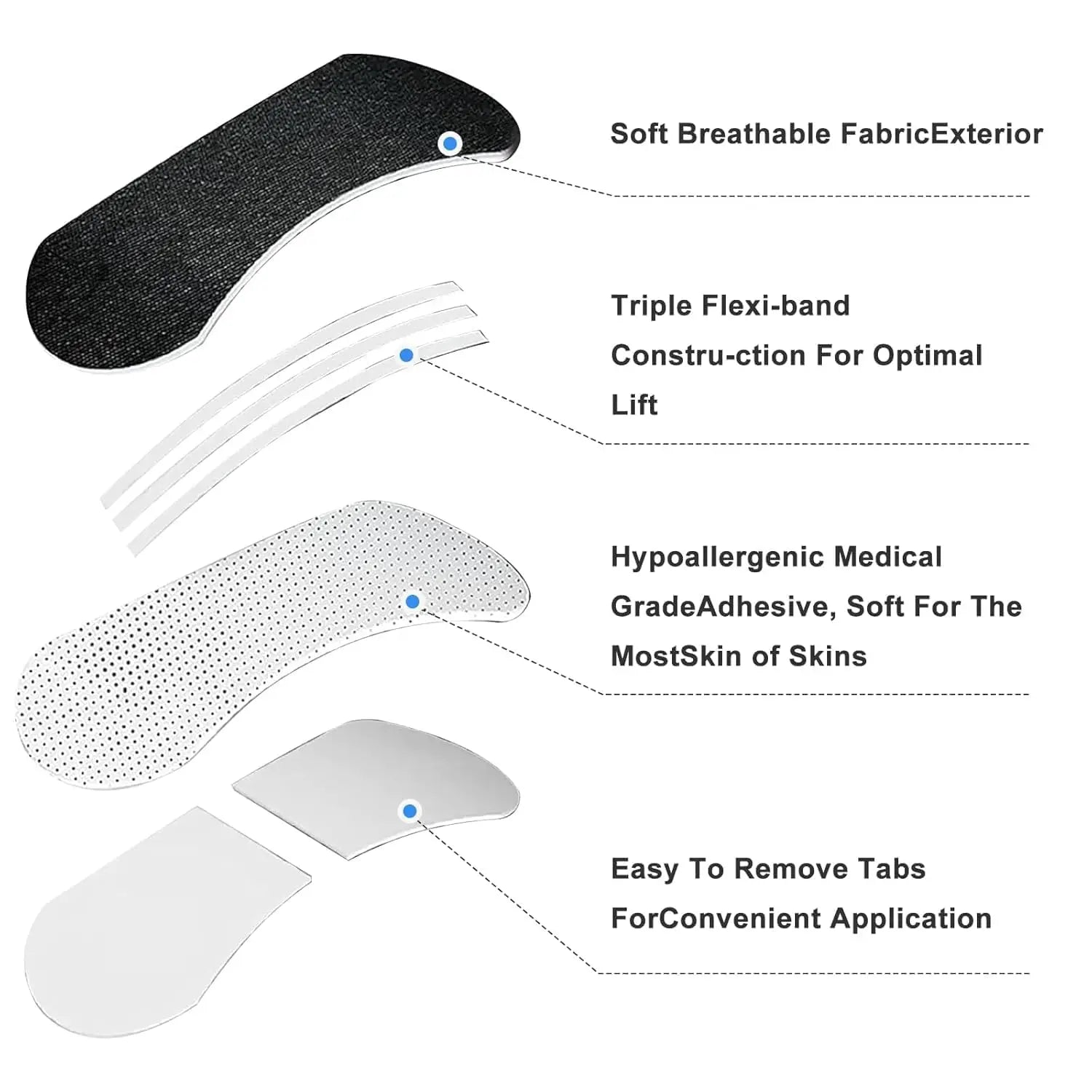Anti-Snoring Nose Strips – Breathable Nasal Sleep Aid