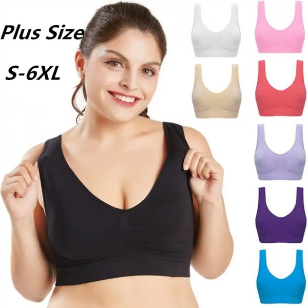 Women’s Padded Sports Bra – Push-Up Yoga & Gym Crop Top