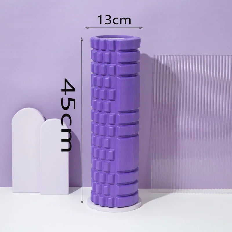 Yoga Foam Roller – Fitness & Muscle Massage Wheel