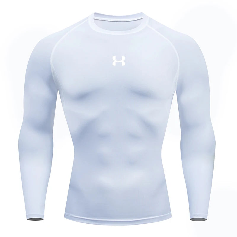 Men’s Compression Long-Sleeve T-Shirt – Gym & Running Top