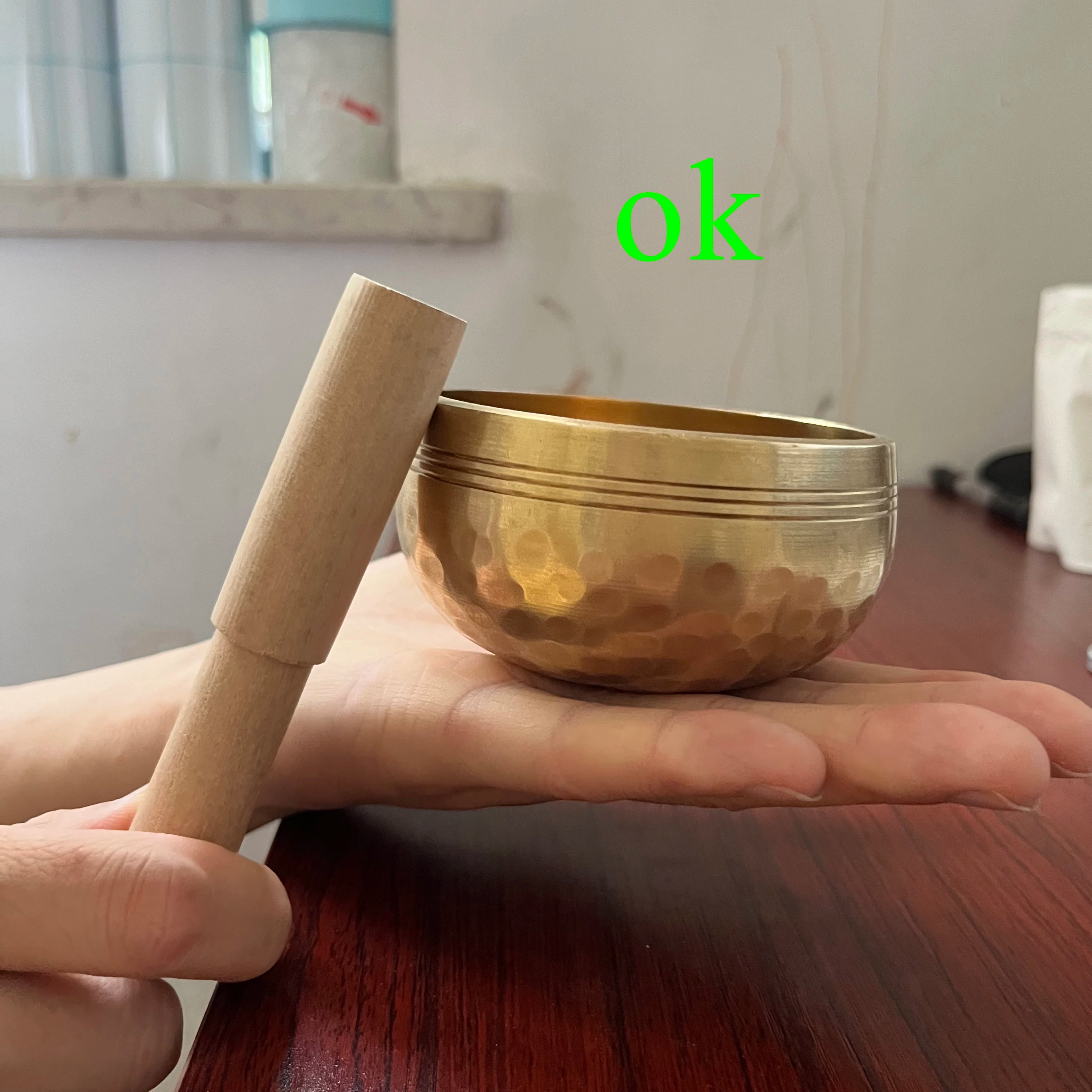 Handmade Sanskrit Singing Bowl – Yoga & Meditation Brass Bowl
