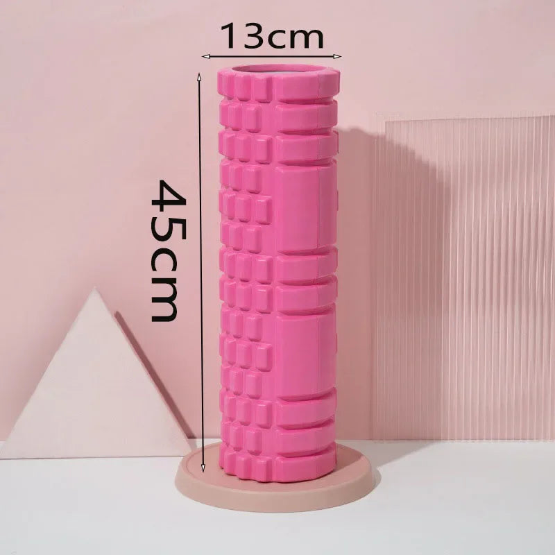 Yoga Foam Roller – Fitness & Muscle Massage Wheel