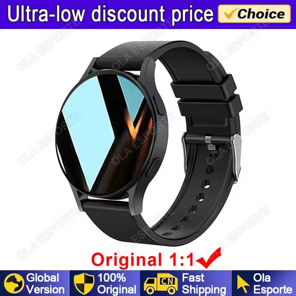 Bluetooth Smartwatch – Heart Rate & Blood Pressure Monitor for Men & Women