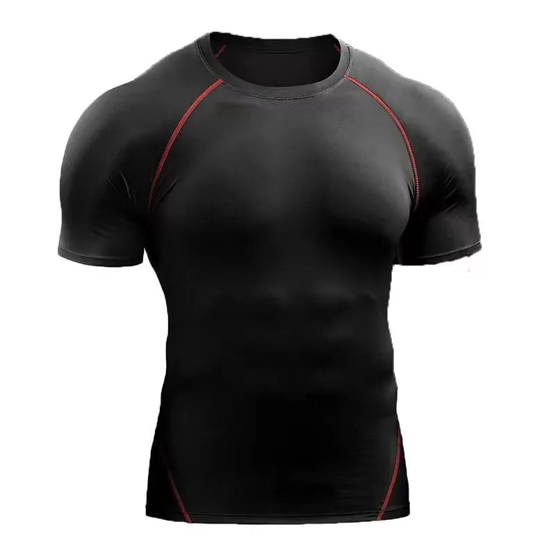 Men’s Quick-Dry Sports T-Shirt – Stretch Fit Running & Yoga Top