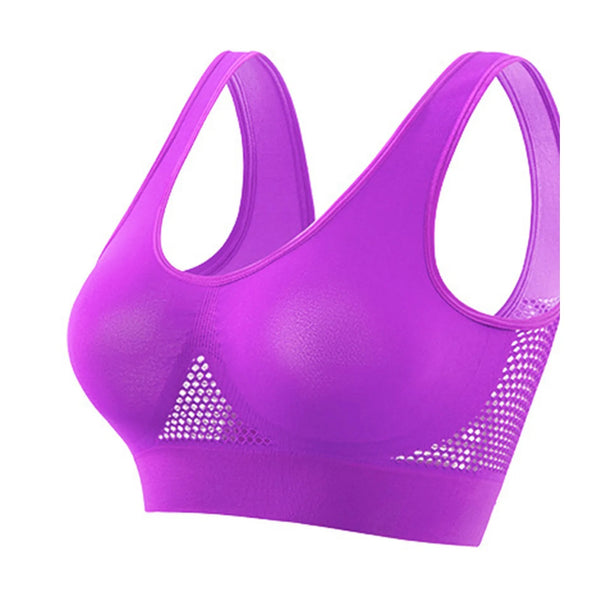 Women’s Shockproof Sports Bra – High-Support Yoga & Fitness Top