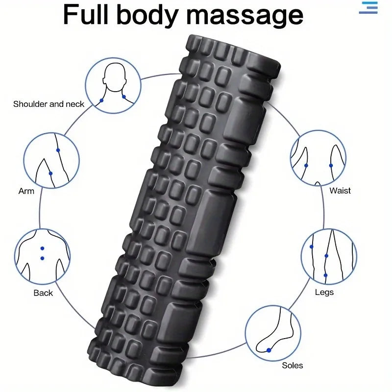 Yoga Foam Roller – Fitness & Muscle Massage Wheel
