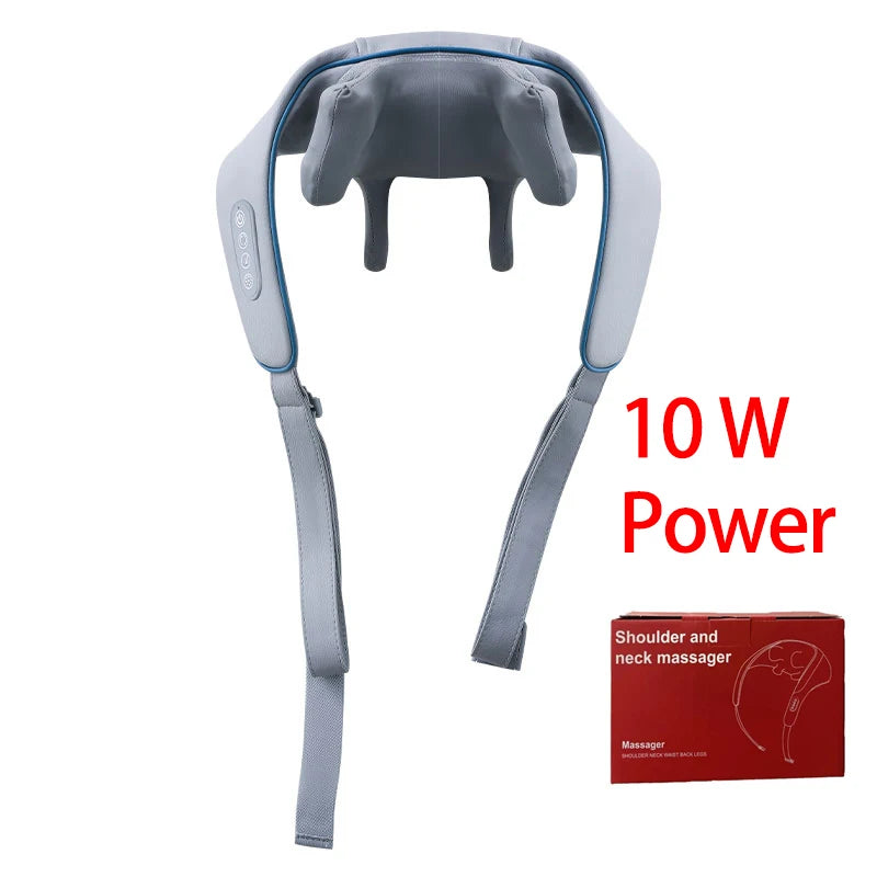 Shiatsu Neck & Shoulder Massager Shawl – Back Muscle Relaxer