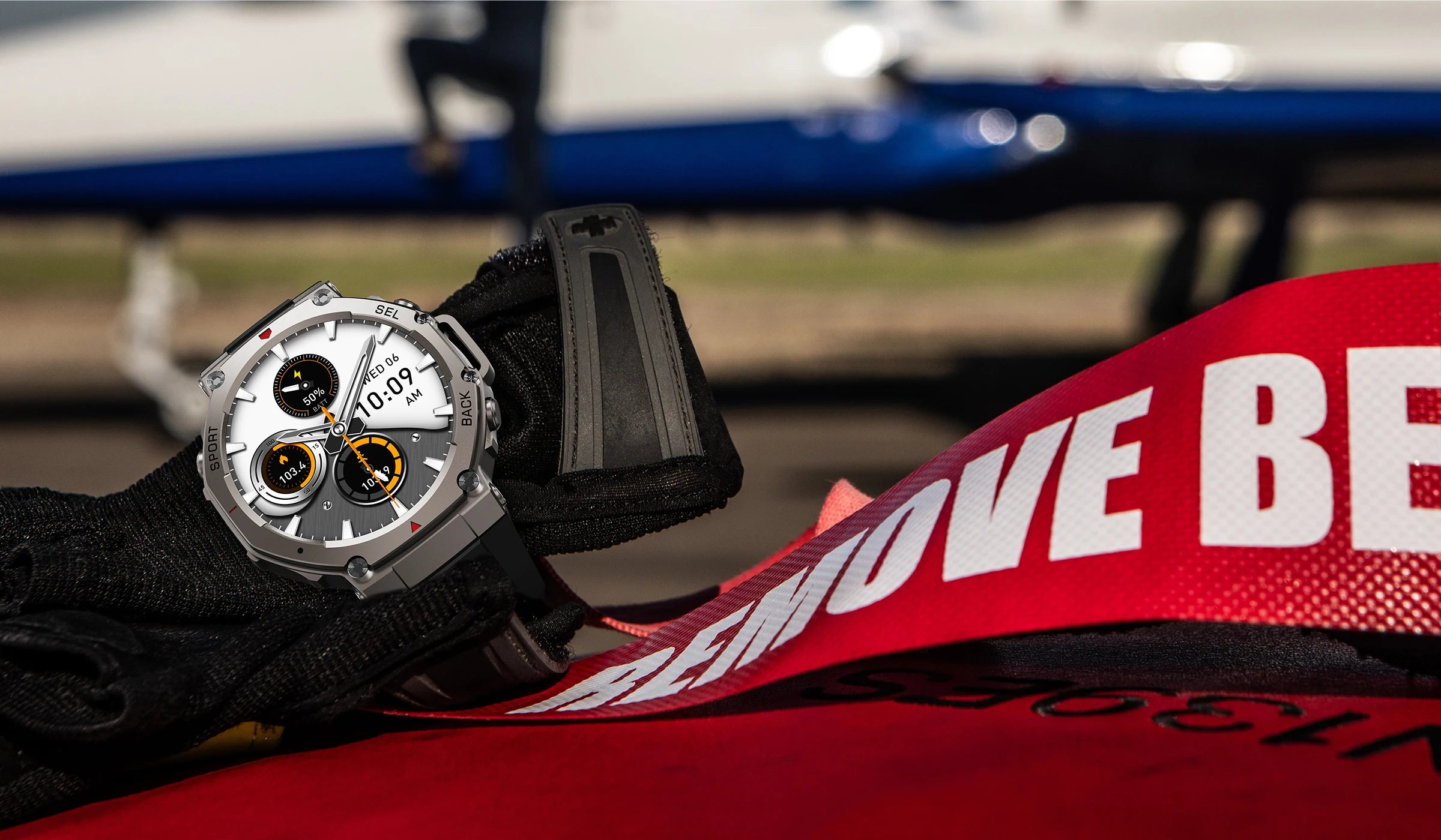 T-Rex3 2025 GPS Smartwatch – Military Style, 10ATM Waterproof