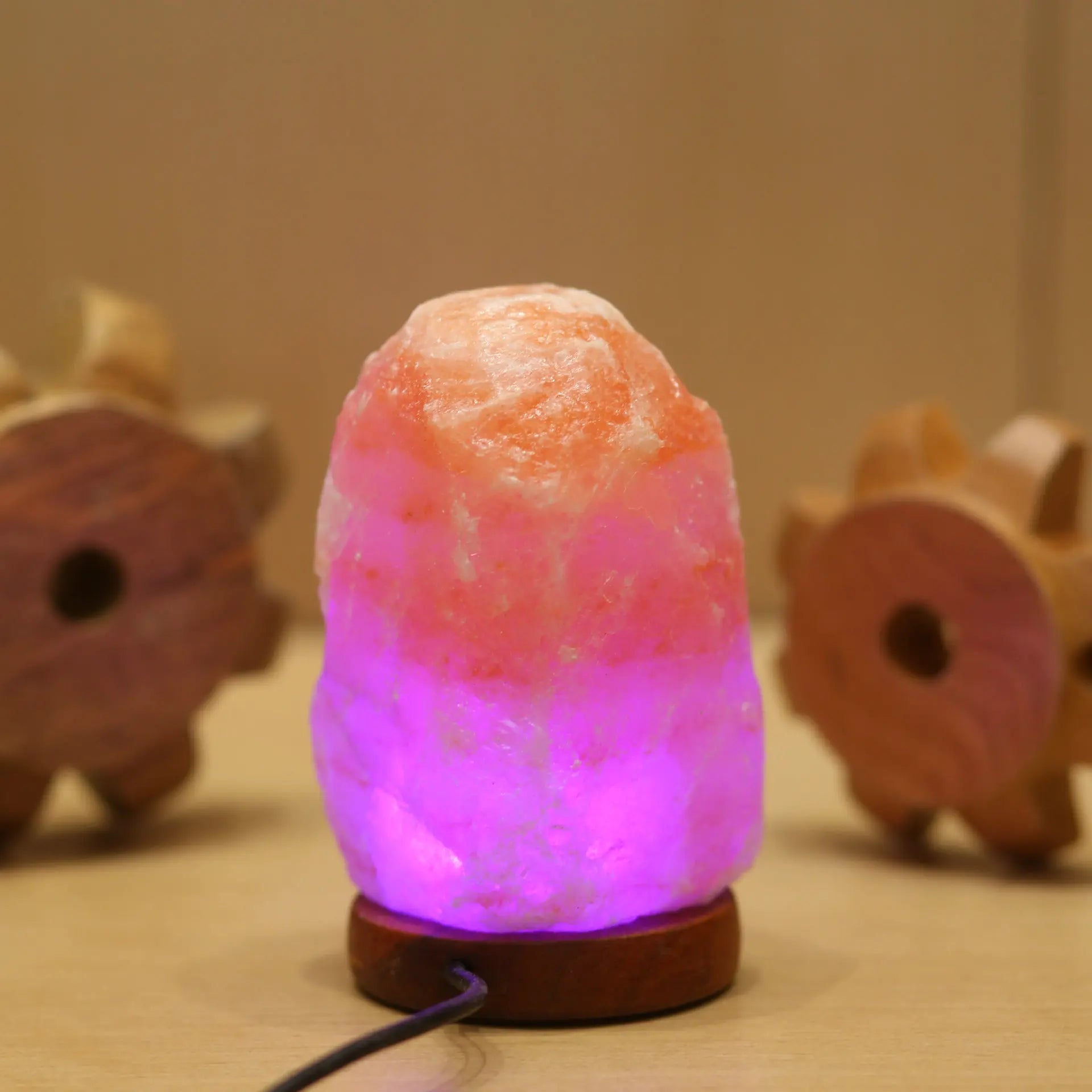 Himalayan Salt Lamp – LED RGB USB Nightlight