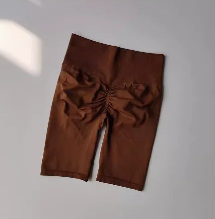 Women’s High-Waist Yoga & Fitness Shorts – Hip Push-Up Design