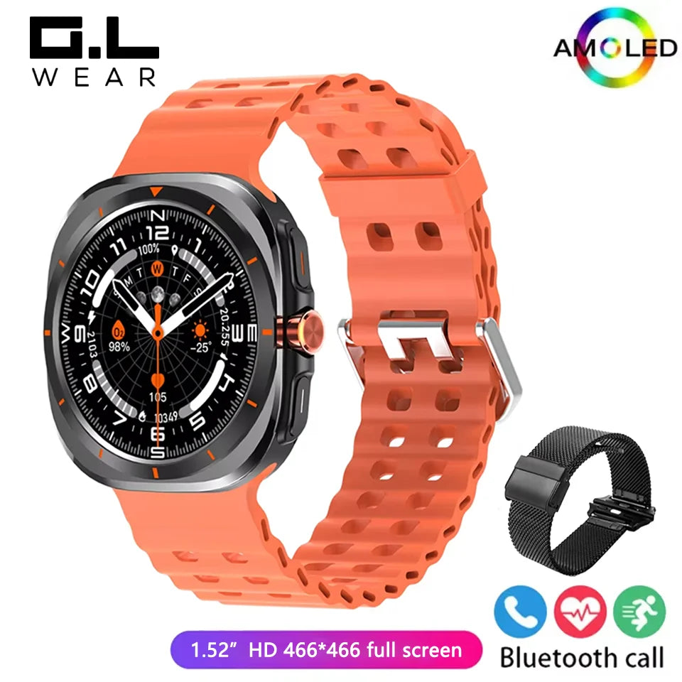 G.L Wear 2025 Smartwatch – 1.52" Bluetooth Talk & Fitness Tracker