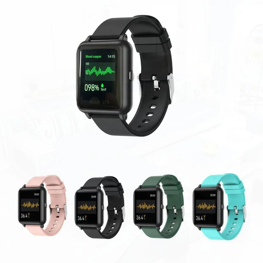 Smartwatch – Live Oximeter, Thermometer & Pulse Activity Tracker