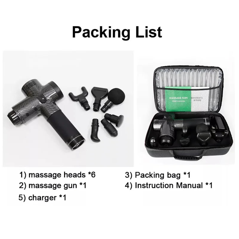 Electric Fascial Massage Gun – Deep Tissue Muscle Relaxer