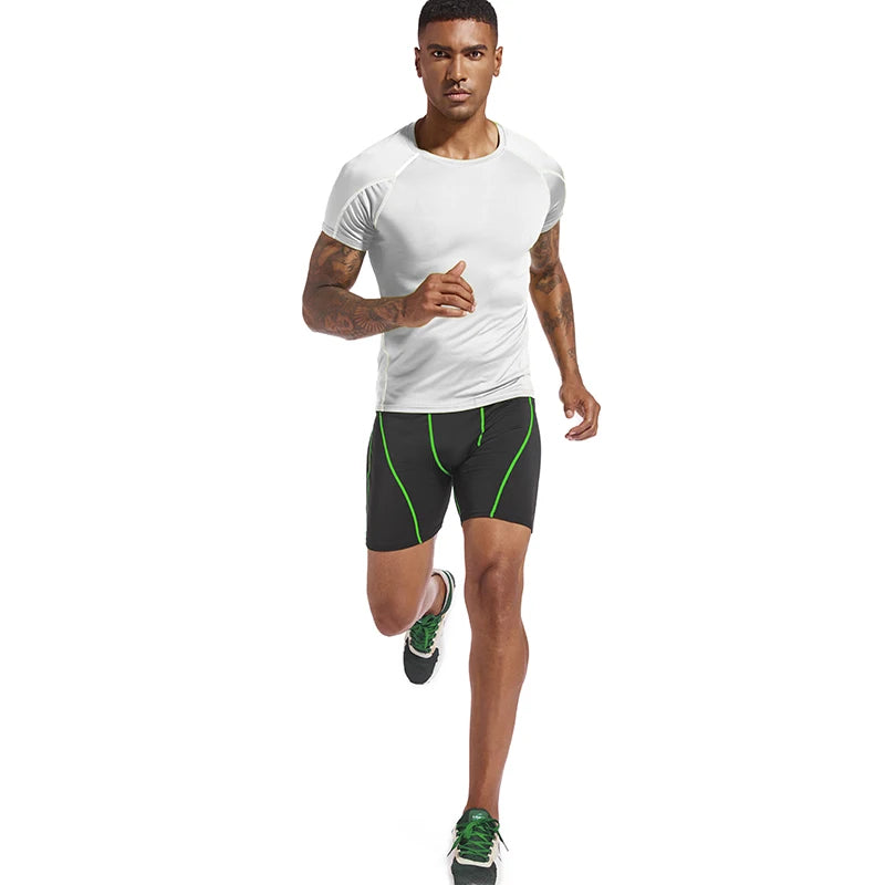 Men’s Compression Shorts – Quick-Dry Skinny Training Tights