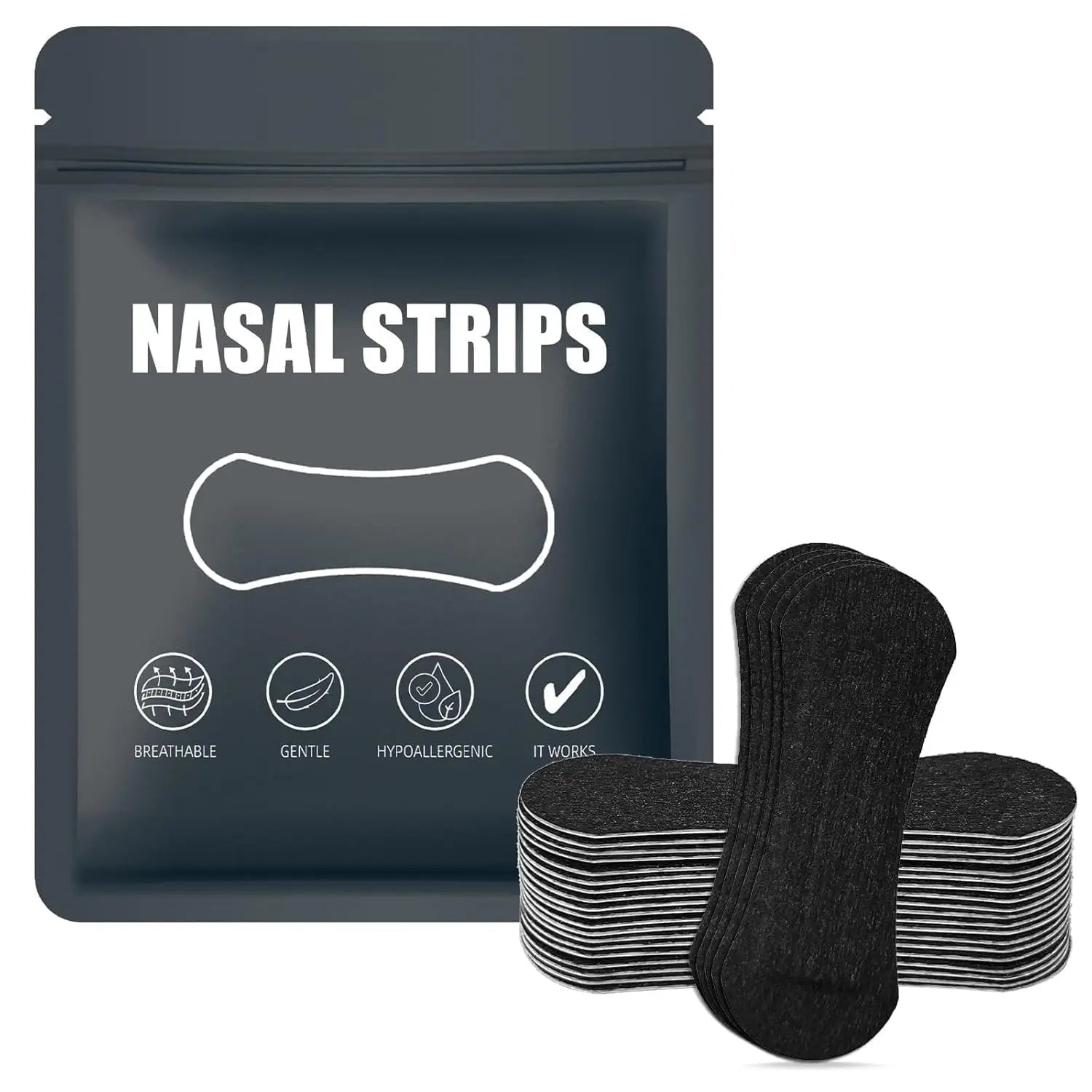 Anti-Snoring Nose Strips – Breathable Nasal Sleep Aid