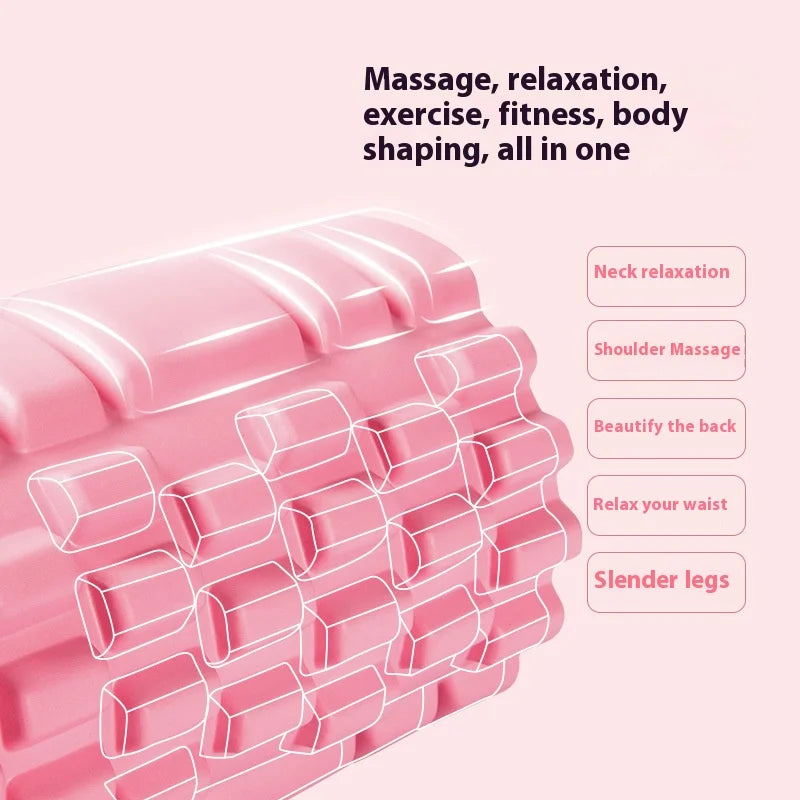 Yoga Foam Roller – Fitness & Muscle Massage Wheel