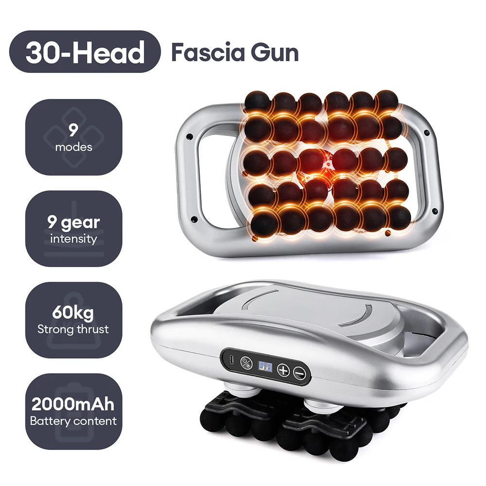 42-Head Fascia Gun – High-Frequency Muscle Massager