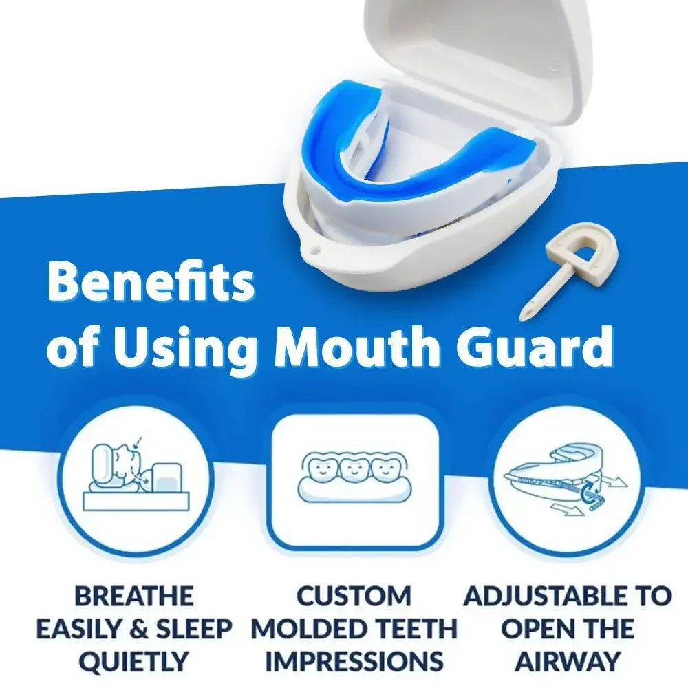Silicone Anti-Snore Mouth Guard – Sleep & Apnea Aid