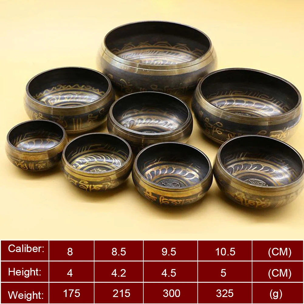 Tibetan Singing Bowl – Handmade Metal Sound Therapy Bowl