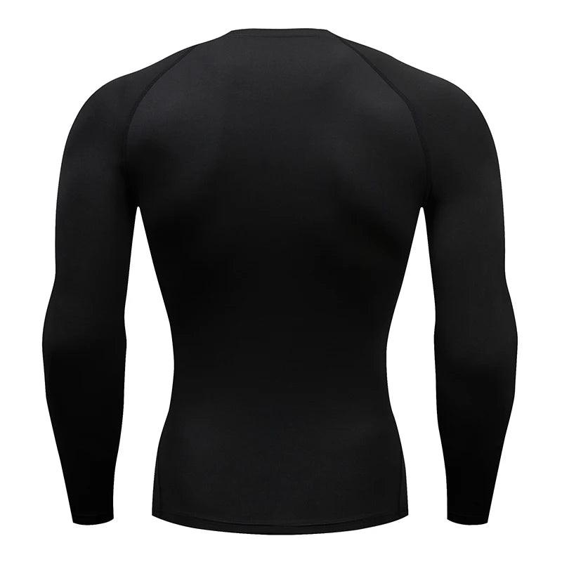 Men’s Compression Long-Sleeve T-Shirt – Gym & Running Top