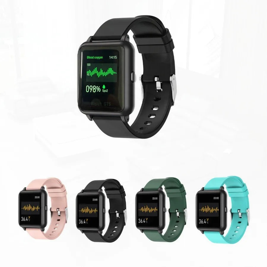 Smartwatch – Live Oximeter, Thermometer & Pulse Activity Tracker
