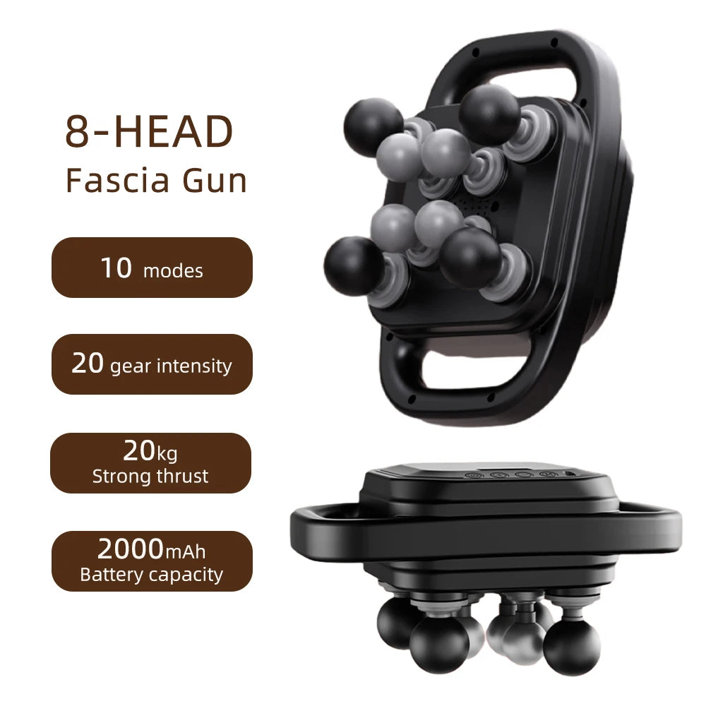 42-Head Fascia Gun – High-Frequency Muscle Massager