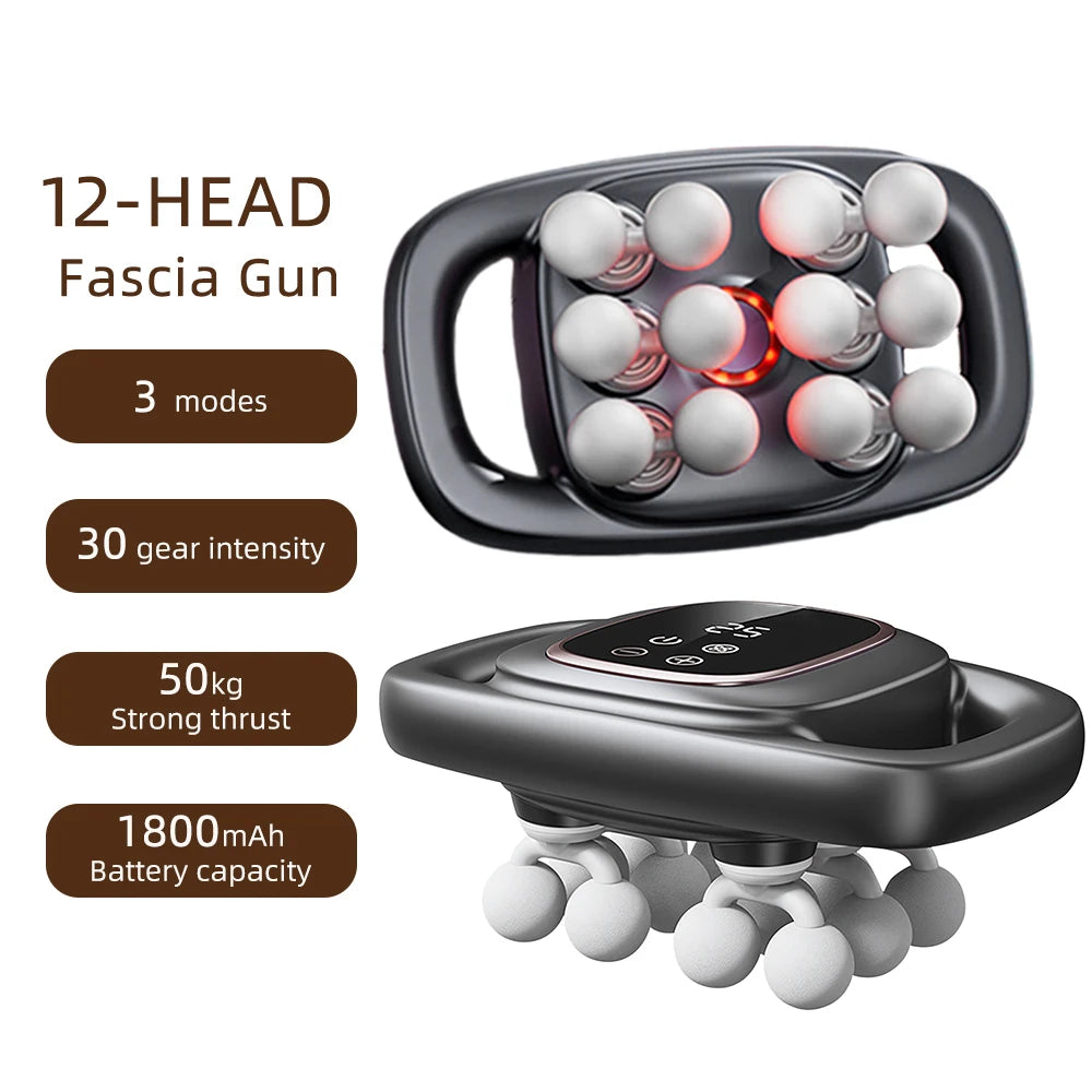 42-Head Fascia Gun – High-Frequency Muscle Massager