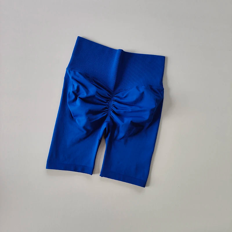 Women’s High-Waist Yoga & Fitness Shorts – Hip Push-Up Design