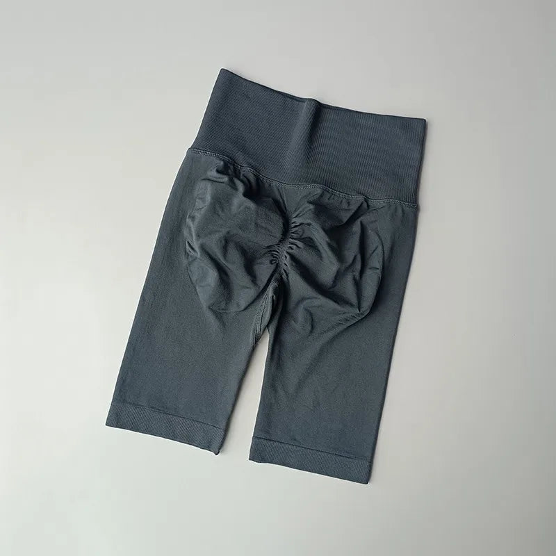 Women’s High-Waist Yoga & Fitness Shorts – Hip Push-Up Design